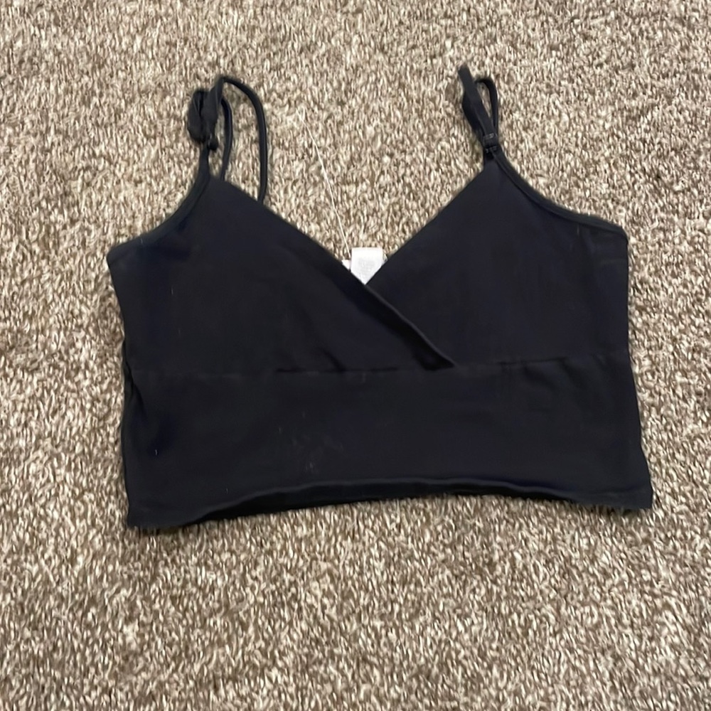 Black crop top